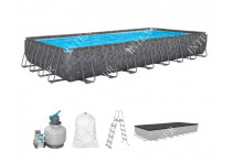 56418 Каркасный бассейн круглый  BestWay, 366х100см, фильтр-насос картр 2006 л/ч (28218, 56088)