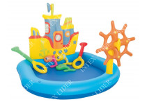 52211 Игровой бассейн Кораблик с принадл. для игр Bestway 140 х 130 х 104 см, 84 л